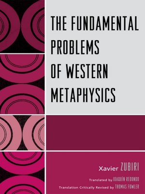 cover image of The Fundamental Problems of Western Metaphysics